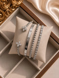4 Piece silver jewellery set