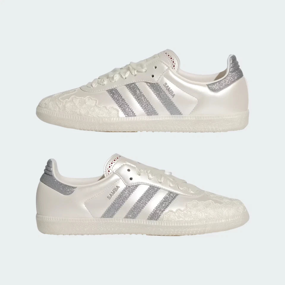 Adidas Valentine's Day white Samba