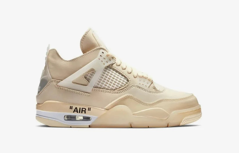 Nike Air Jordan 4 Retro X Off-White "SAIL" Sneaker